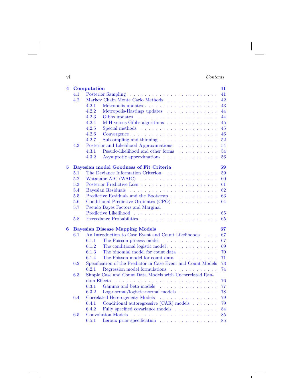 Preview page 7 of E BOOK Using R for Bayesian Spatial and Spatio-Temporal Health Modeling (Chapman & HallCRC The R Series) 1st Edition by
