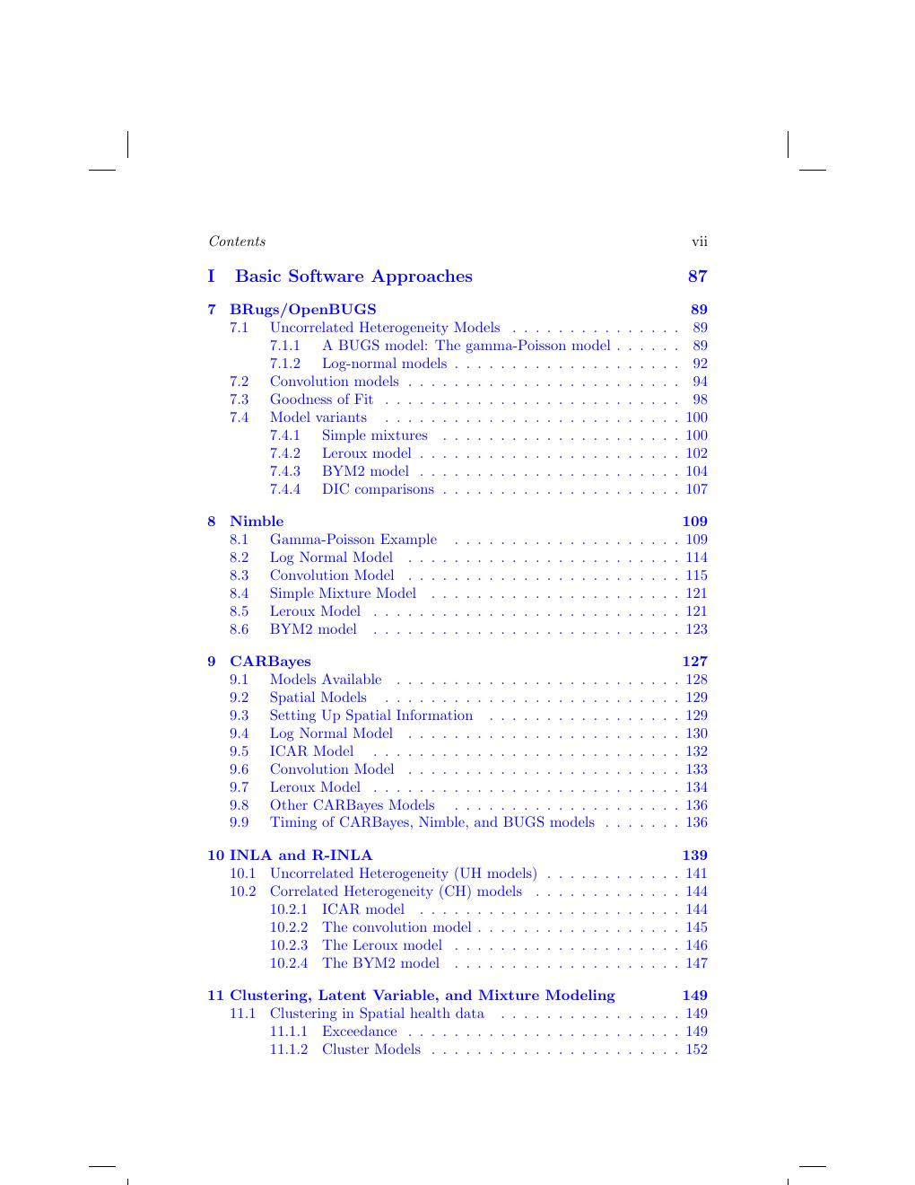 Preview page 8 of E BOOK Using R for Bayesian Spatial and Spatio-Temporal Health Modeling (Chapman & HallCRC The R Series) 1st Edition by