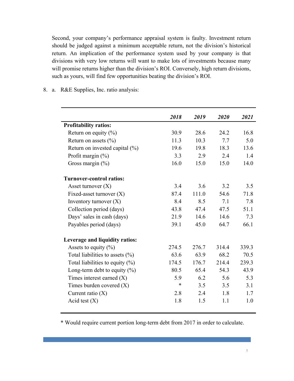 Preview page 7 of Solution Manual For Analysis for Financial  Management 13th Edition  by Robert Higgins All Chapters 1- 9