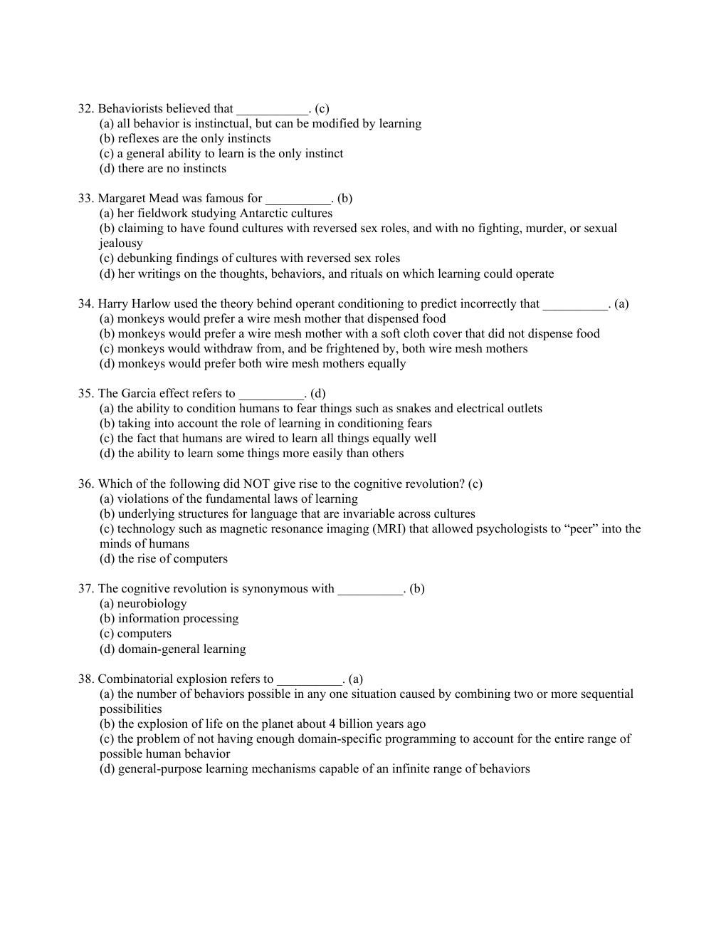 Preview page 5 of TEST BANK Evolutionary Psychology 6th Edition by David Bus