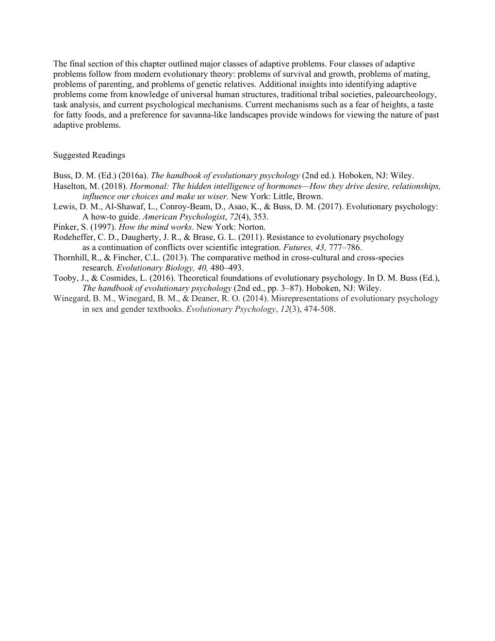 Preview page 8 of TEST BANK Evolutionary Psychology 6th Edition by David Bus