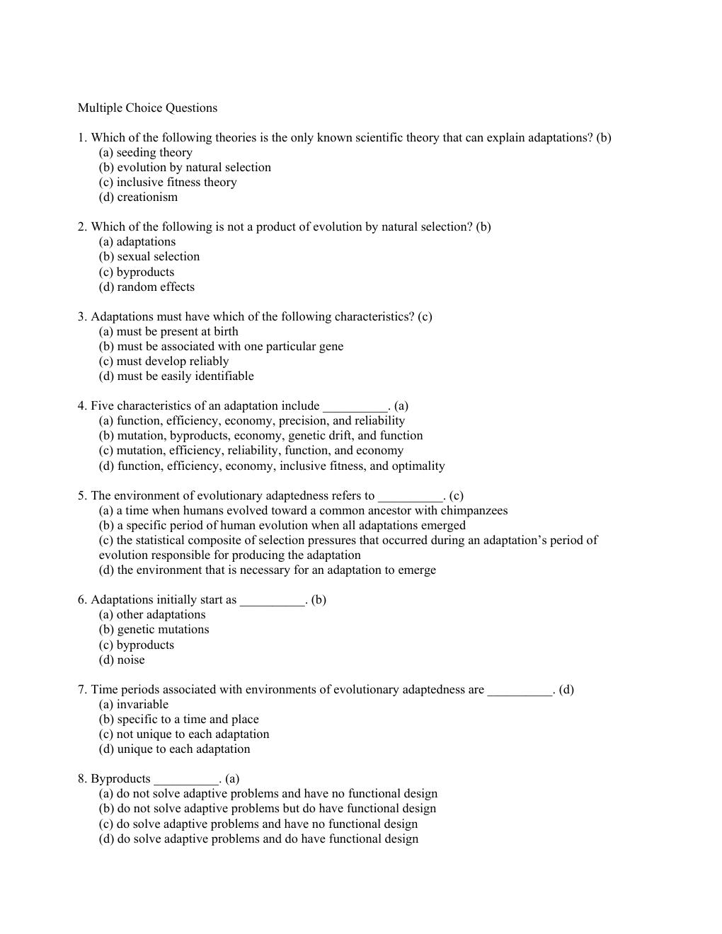 Preview page 9 of TEST BANK Evolutionary Psychology 6th Edition by David Bus