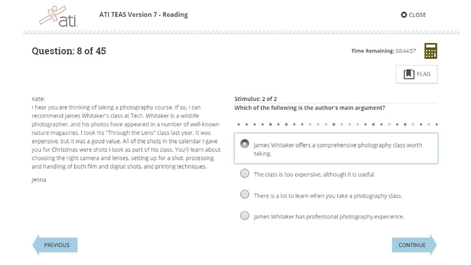 Preview page 8 of ATI TEAS 2026 Complete Exam Package Featuring All Sections, Latest Versions, Questions and Correct Answers for Reading,