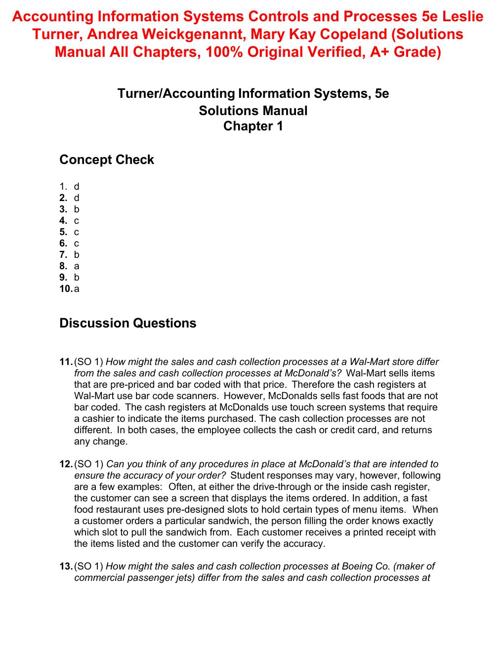 Preview page 2 of Solution Manual Accounting  Information Systems Controls and  Processes 5th Edition By -Excel in Your Exams with this 10