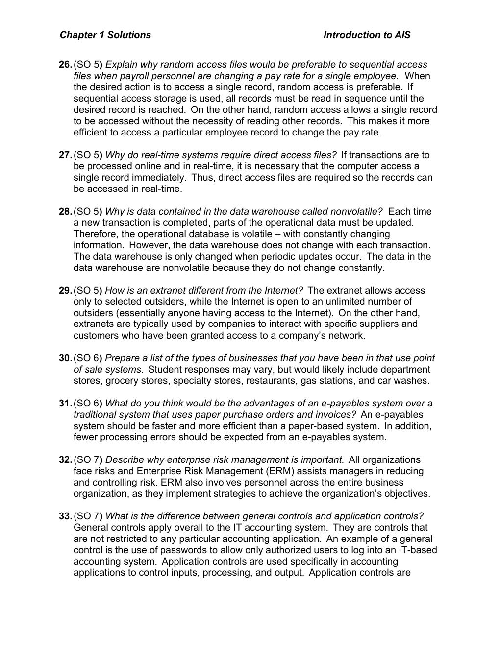 Preview page 5 of Solution Manual Accounting  Information Systems Controls and  Processes 5th Edition By -Excel in Your Exams with this 10