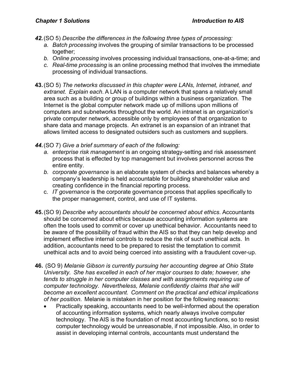 Preview page 8 of Solution Manual Accounting  Information Systems Controls and  Processes 5th Edition By -Excel in Your Exams with this 10