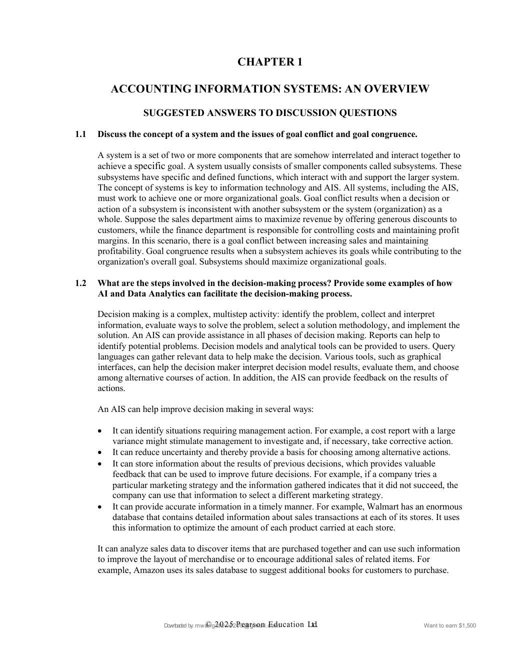 Preview page 3 of Solution Manual Accounting  Information Systems (Global  Edition) 16th Edition By Marshall -Excel in Your Exams with thi