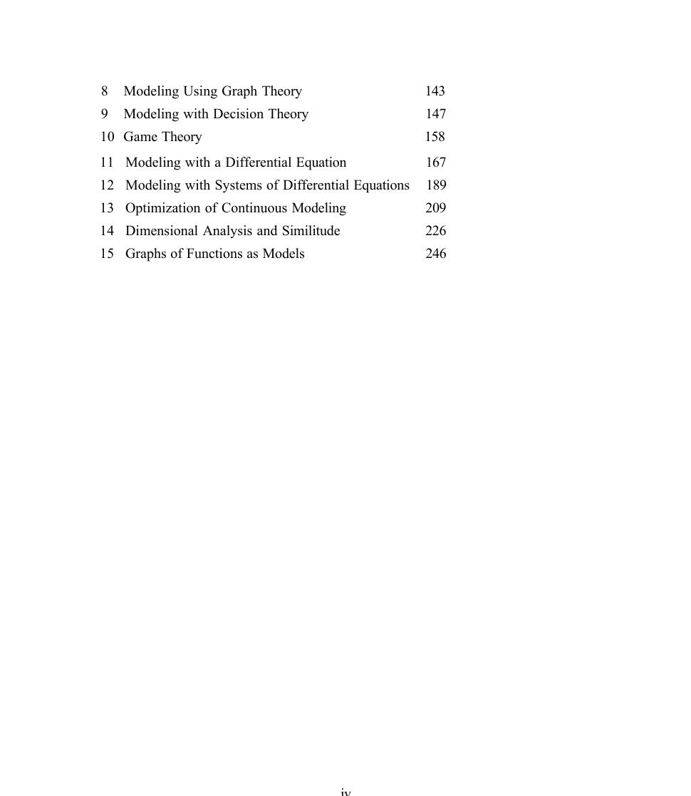 Preview page 4 of Solution Manual A First Course in  Mathematical Modeling 5th Edition By  Frank Giordano -Excel in Your Exams with this 1