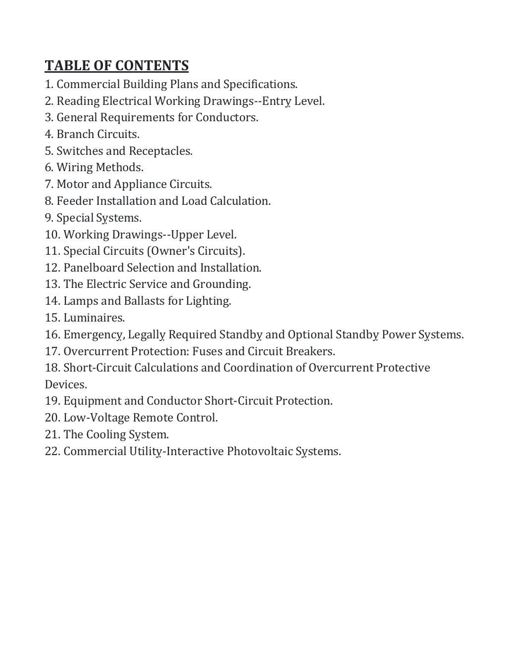 Preview page 3 of Solution and Answer Guide for Electrical  Wiring Commercial, 18th Edition by Phil  Simmons, -Excel in Your Exams with th