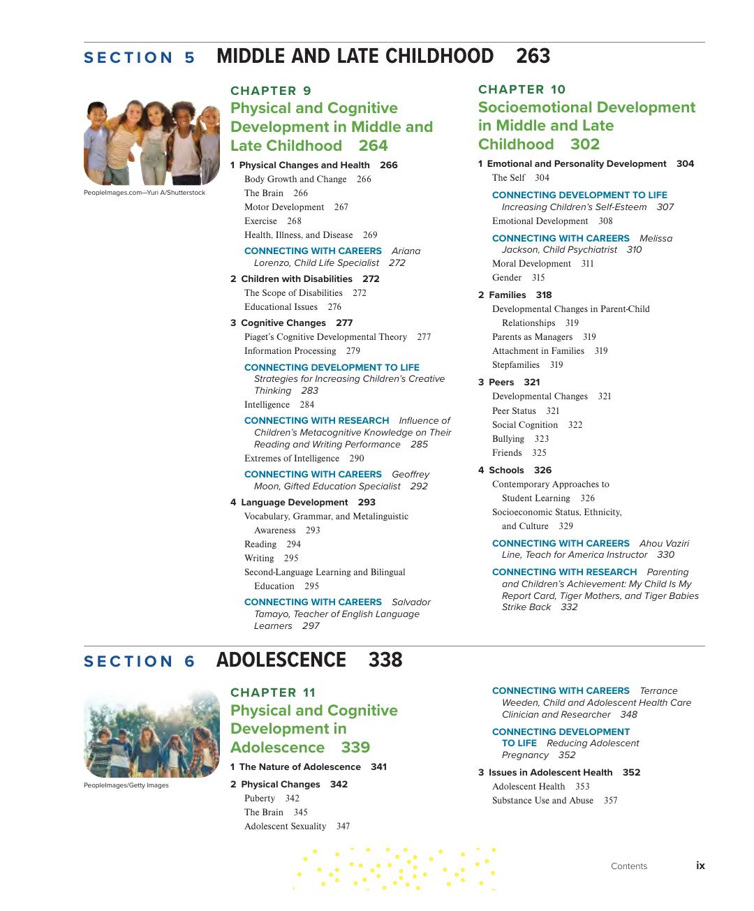 Preview page 9 of Life Span Development 2026 Release  By John W. Santrock
