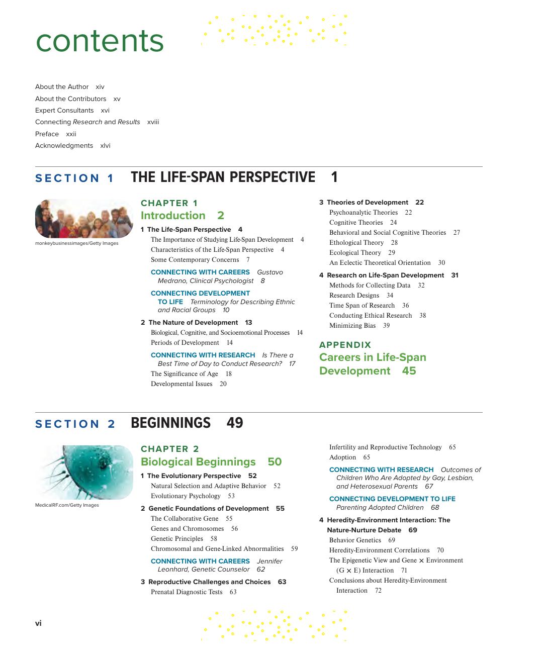 Preview page 7 of Life Span Development 2026 Release (ISE)  By John W. Santrock