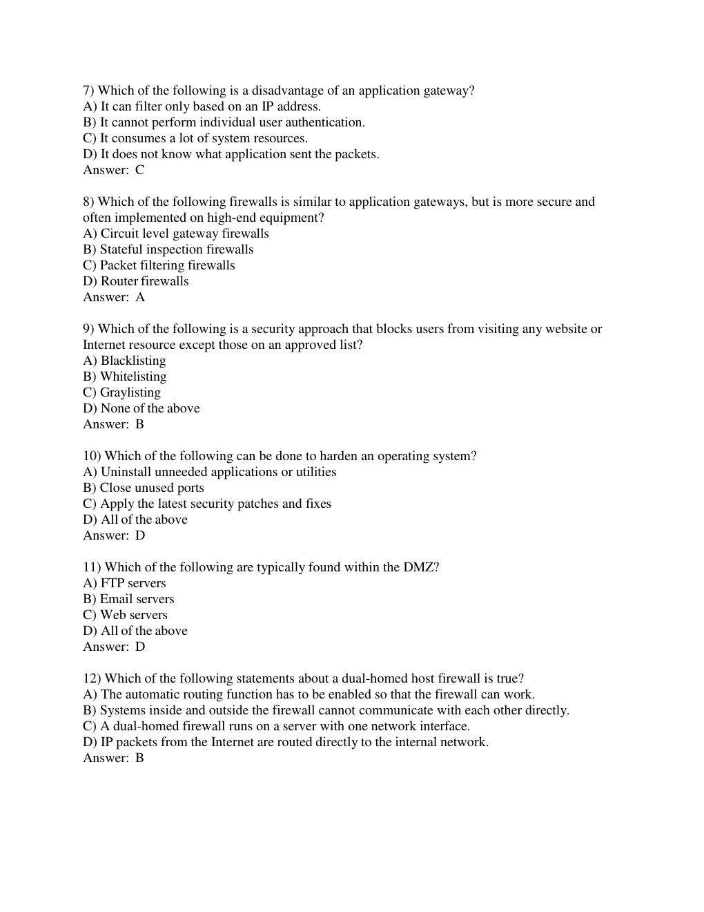 Preview page 10 of TEST BANK FOR Network Defense and Countermeasures Principles and Practices, 4th Edition by William Easttom