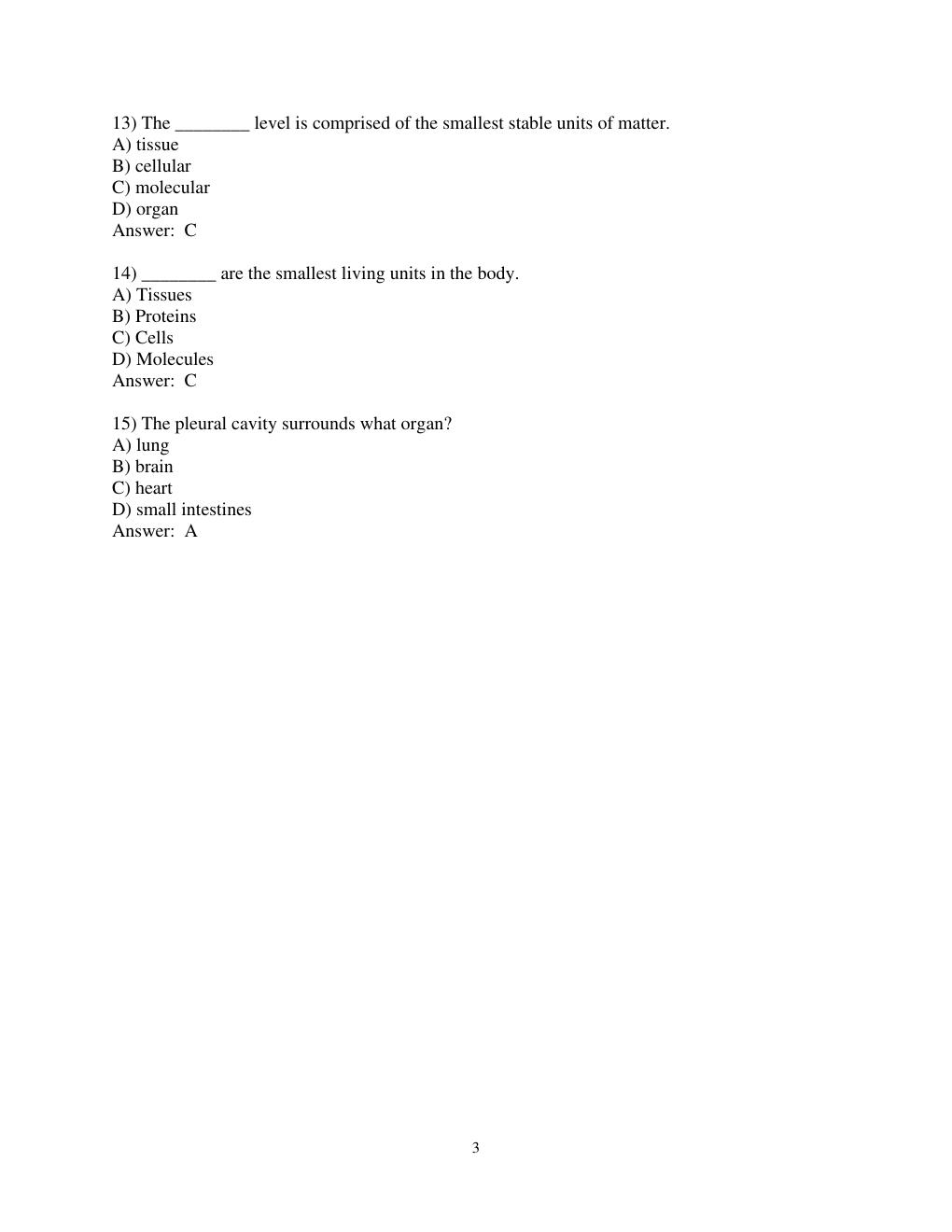 Preview page 3 of Test Bank for Anatomy & Physiology for Emergency Care, 3rd Edition by Bryan E. Bledsoe