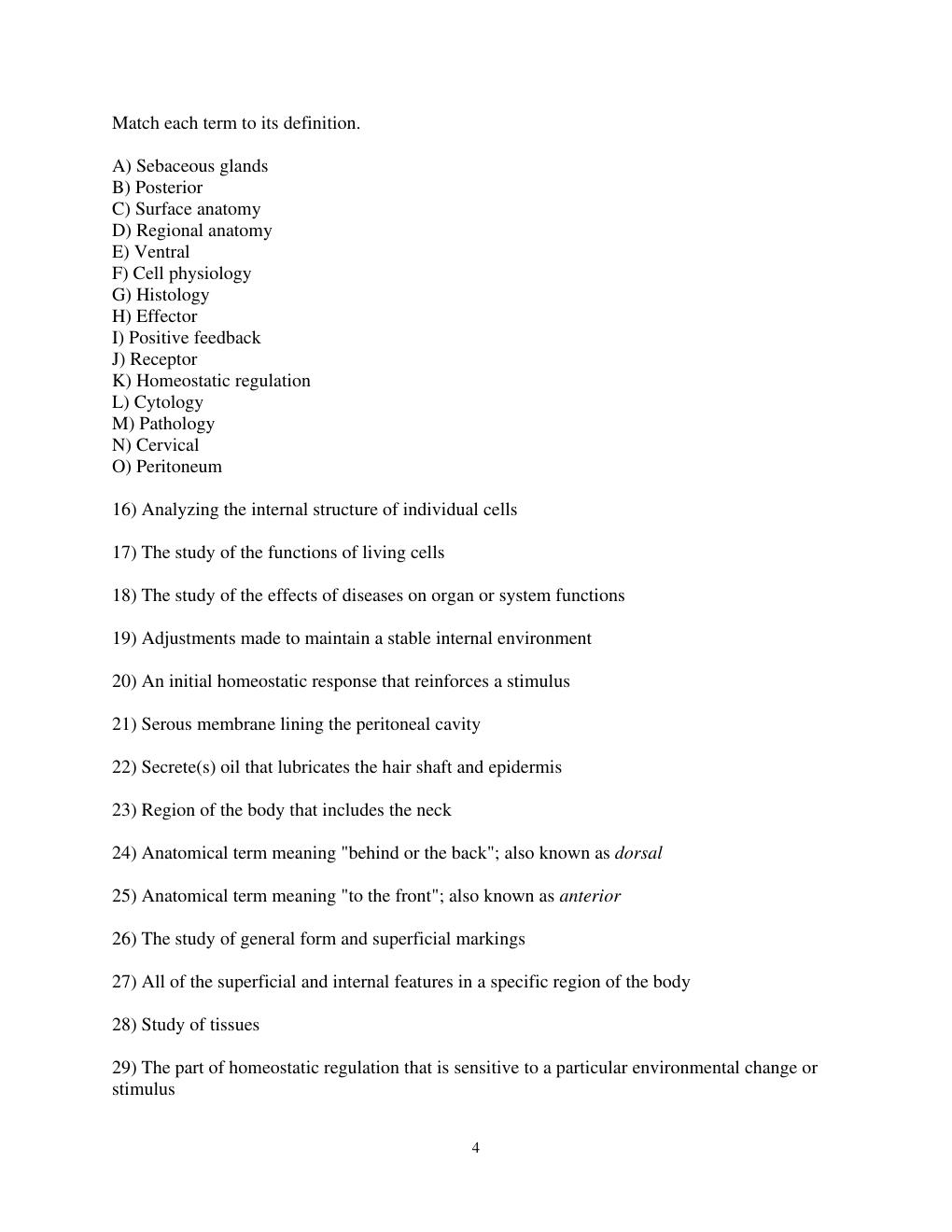 Preview page 4 of Test Bank for Anatomy & Physiology for Emergency Care, 3rd Edition by Bryan E. Bledsoe