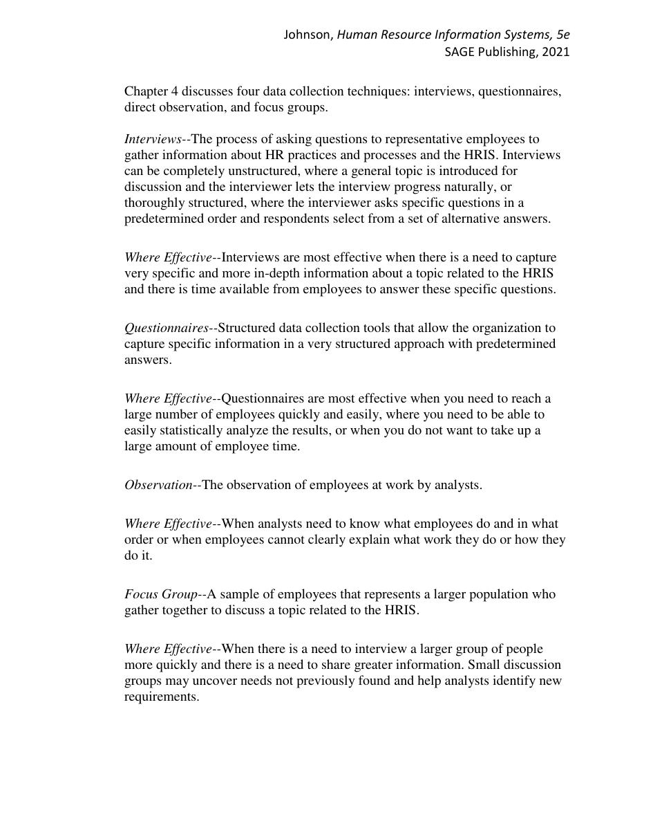Preview page 10 of Solution Manual for Human Resource Information Systems Basics,  Applications, and Future Directions 5th Edition By Johns