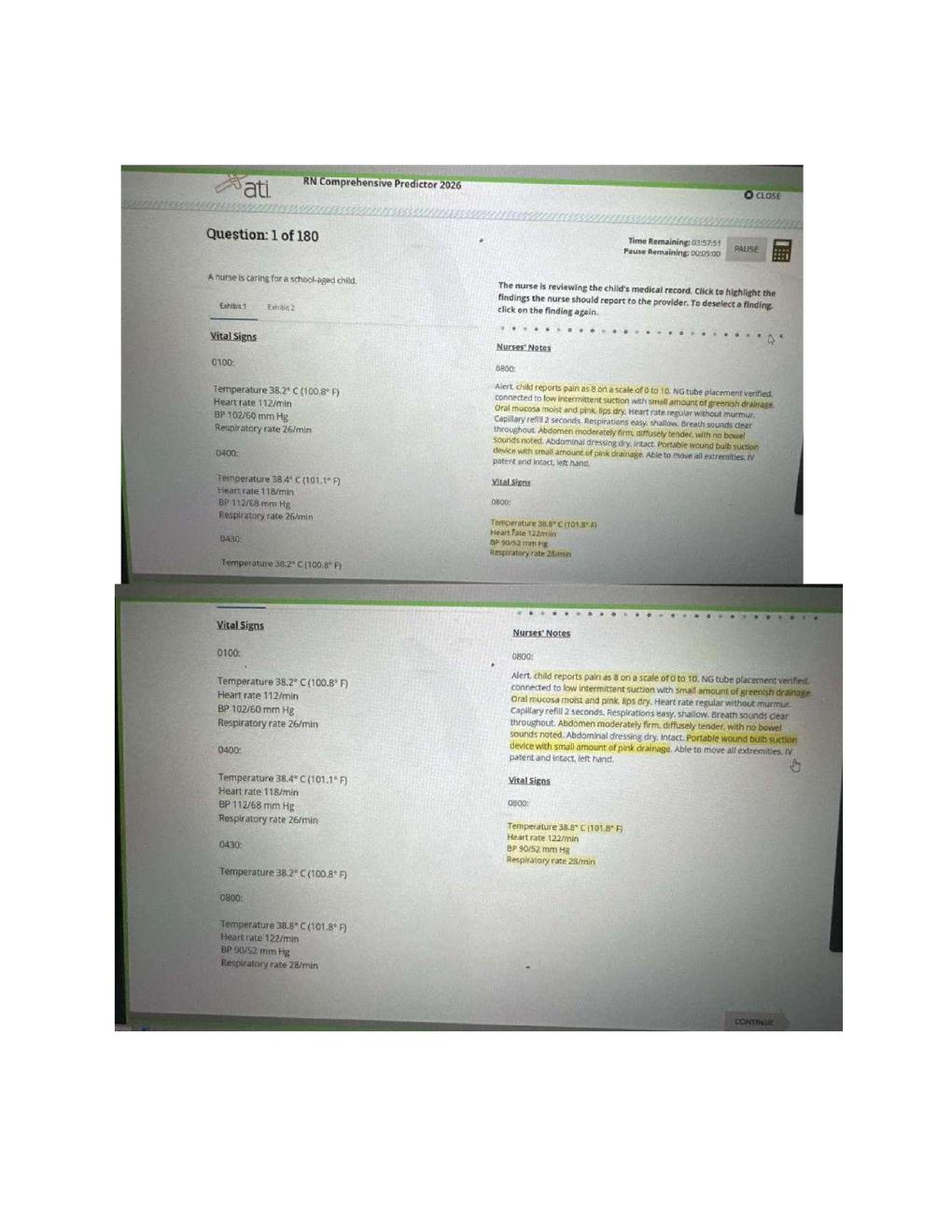 Preview page 7 of RN Exit ATI CMS Comprehensive Predictor Level 3 2026 Exit Assessment with NGN 180 Updated Questions Forms A, B and C and