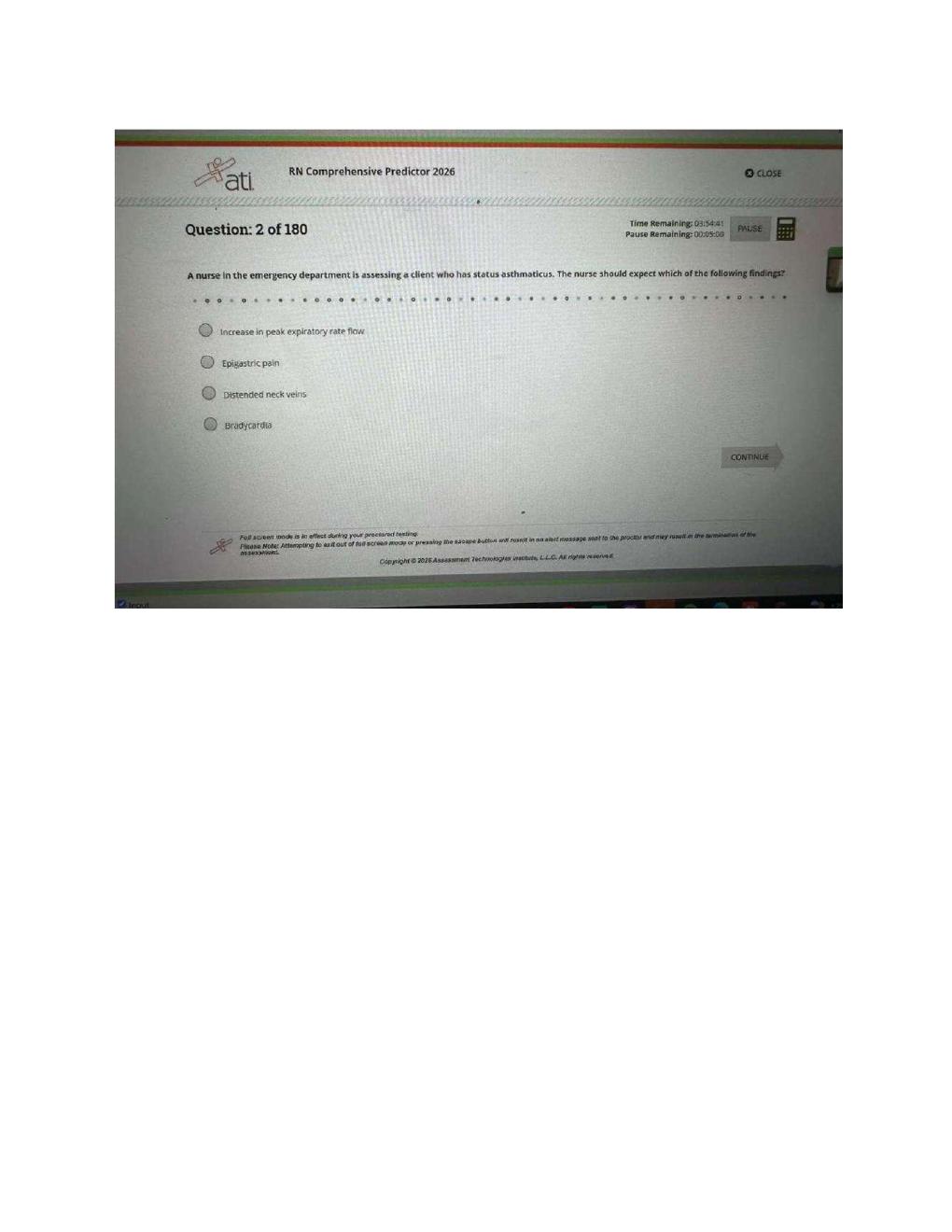 Preview page 9 of RN Exit ATI CMS Comprehensive Predictor Level 3 2026 Exit Assessment with NGN 180 Updated Questions Forms A, B and C and