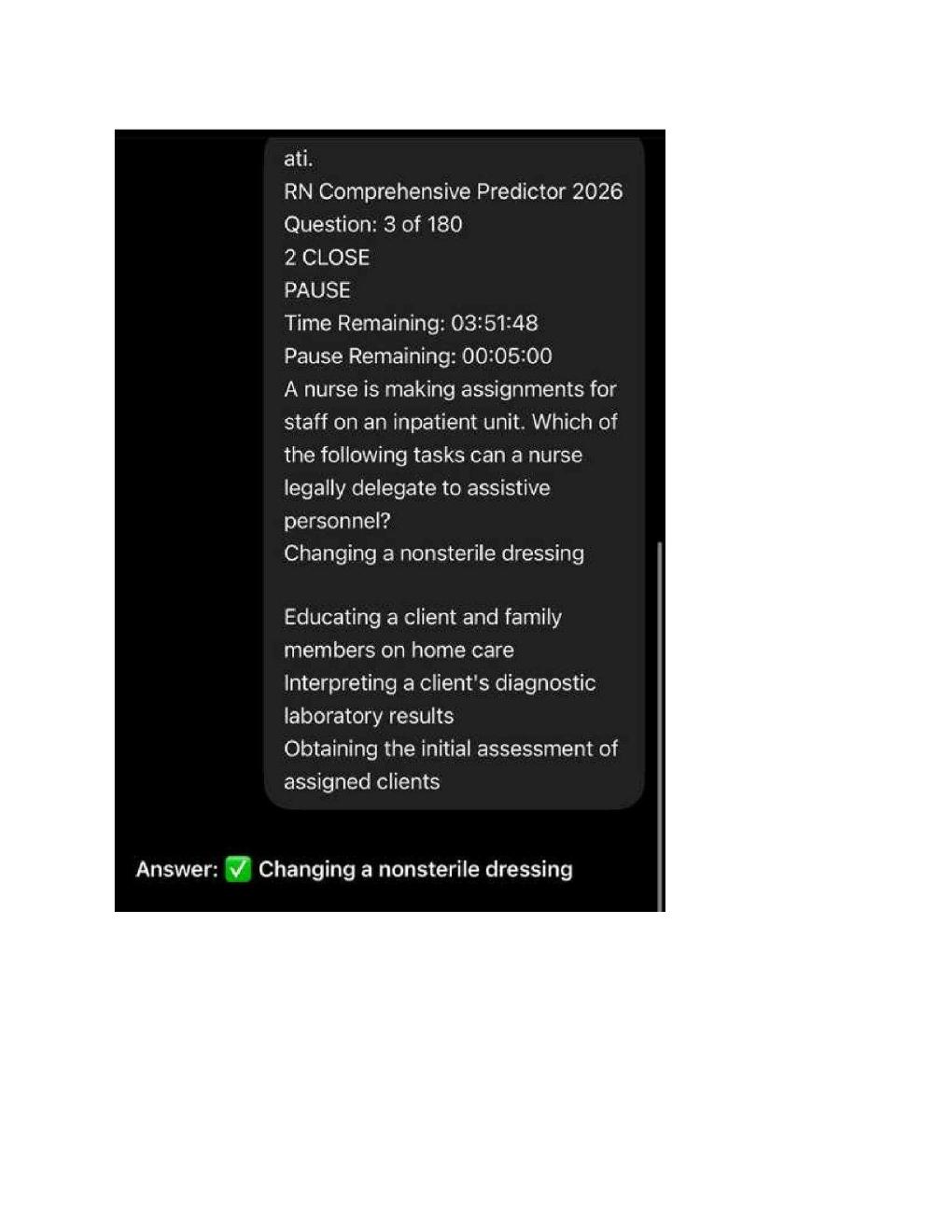 Preview page 10 of RN Exit ATI CMS Comprehensive Predictor Level 3 2026 Exit Assessment with NGN 180 Updated Questions Forms A, B and C and