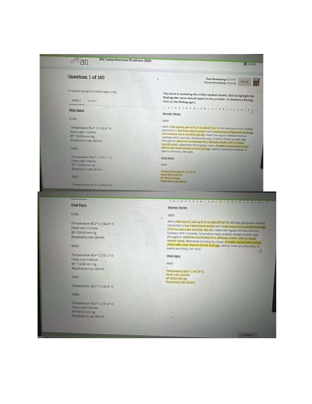 Preview page 7 of RN Exit ATI CMS Comprehensive Predictor Level 3 2026 Exit Assessment with NGN 180 Updated Questions Forms A, B and C and