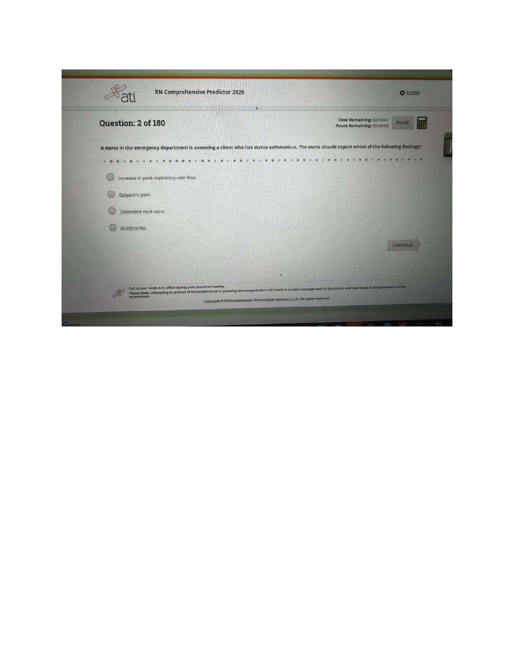 Preview page 9 of RN Exit ATI CMS Comprehensive Predictor Level 3 2026 Exit Assessment with NGN 180 Updated Questions Forms A, B and C and