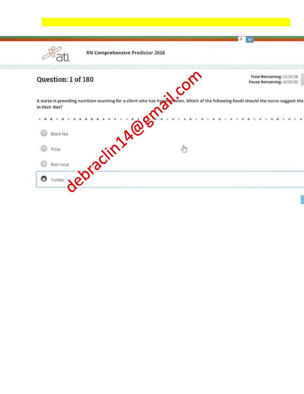 Preview page 8 of RN Exit ATI CMS Comprehensive Predictor Level 3 2026 Exit Assessment with NGN 180 Updated Questions Forms A, B and C and