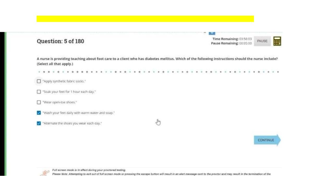 Preview page 6 of RN Exit ATI CMS Comprehensive Predictor Level 3 2026 Exit Assessment with NGN 180 Updated Questions Forms A, B and C and