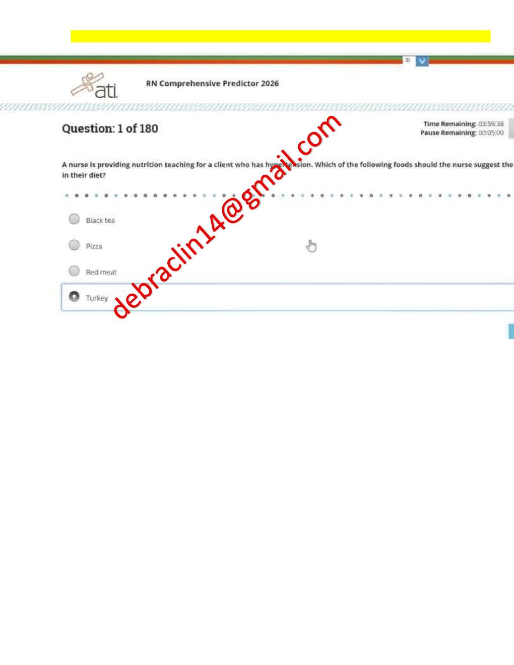Preview page 9 of RN Exit ATI CMS Comprehensive Predictor Level 3 2026 Exit Assessment with NGN 180 Updated Questions Forms A, B and C and