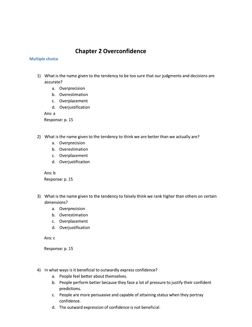 Preview page 7 of Test Bank For Judgment in Managerial Decision Making 8th Edition By Max H. Bazerman |All Chapters A+