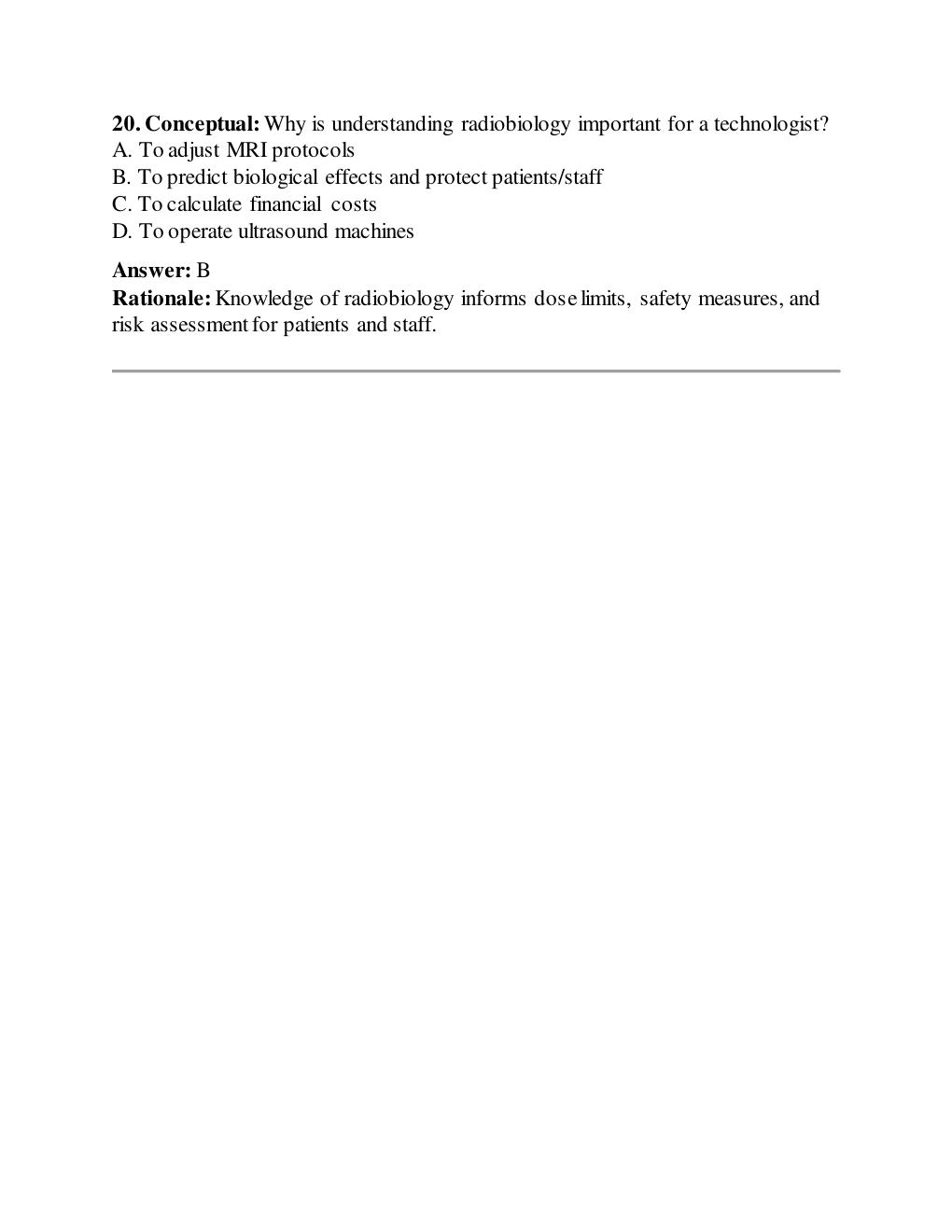Preview page 8 of TEST BANK FOR RADIOLOGIC SCIENCE FOR  TECHNOLOGISTS 13TH EDITION BY BUSHONG AND  SHIELDS |ALL CHAPTERS | QUESTIONS & 100