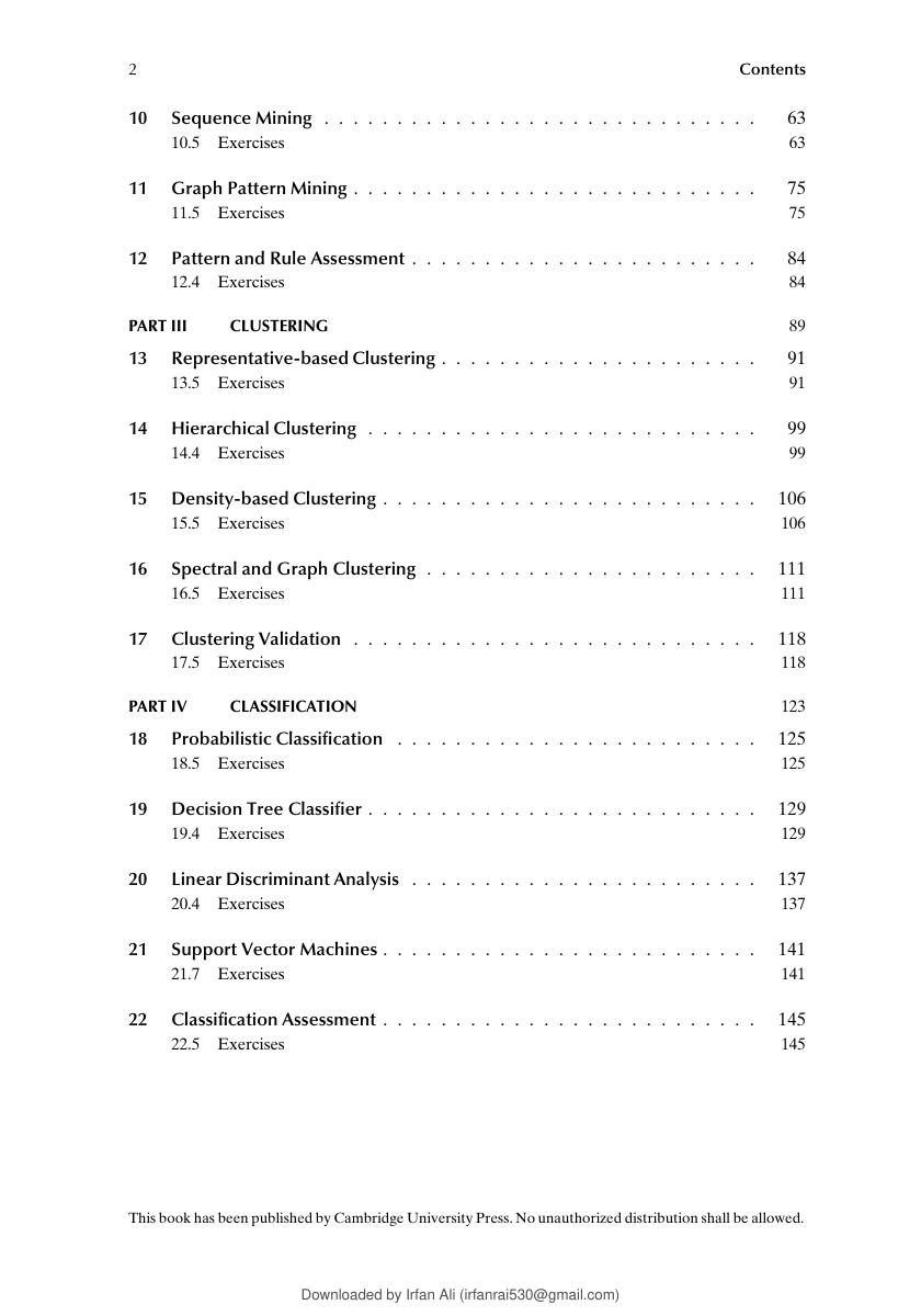 Preview page 3 of Solution Manual for Data Mining and Machine Learning: Fundamental Concepts and Algorithms 2nd Edition by Mohammed J. Zak