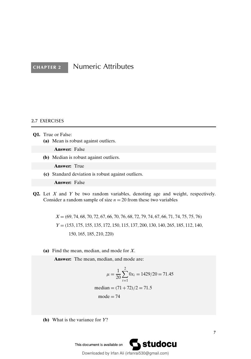Preview page 8 of Solution Manual for Data Mining and Machine Learning: Fundamental Concepts and Algorithms 2nd Edition by Mohammed J. Zak