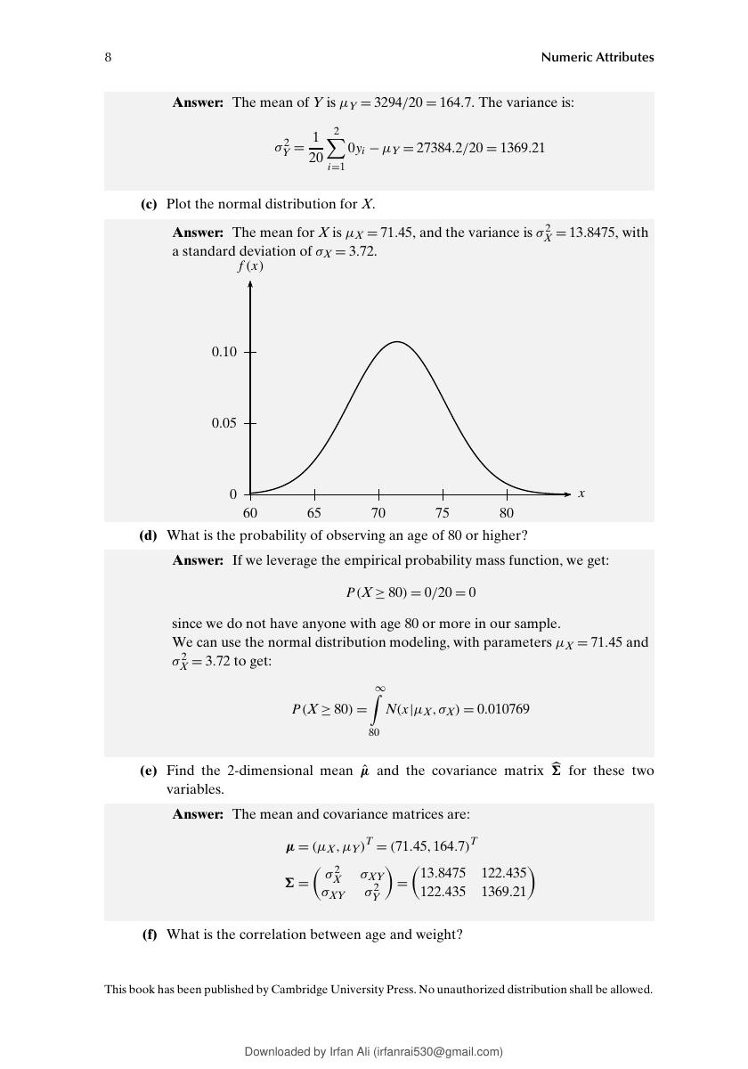 Preview page 9 of Solution Manual for Data Mining and Machine Learning: Fundamental Concepts and Algorithms 2nd Edition by Mohammed J. Zak