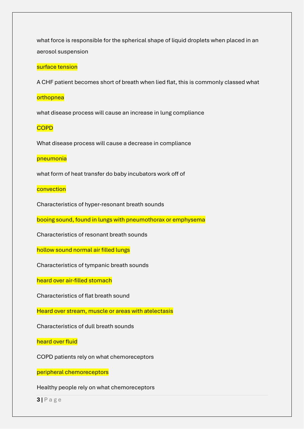 Preview page 3 of SJVC RCP 100 FINAL RESPIRATORY CARE  PRATICE EXAM