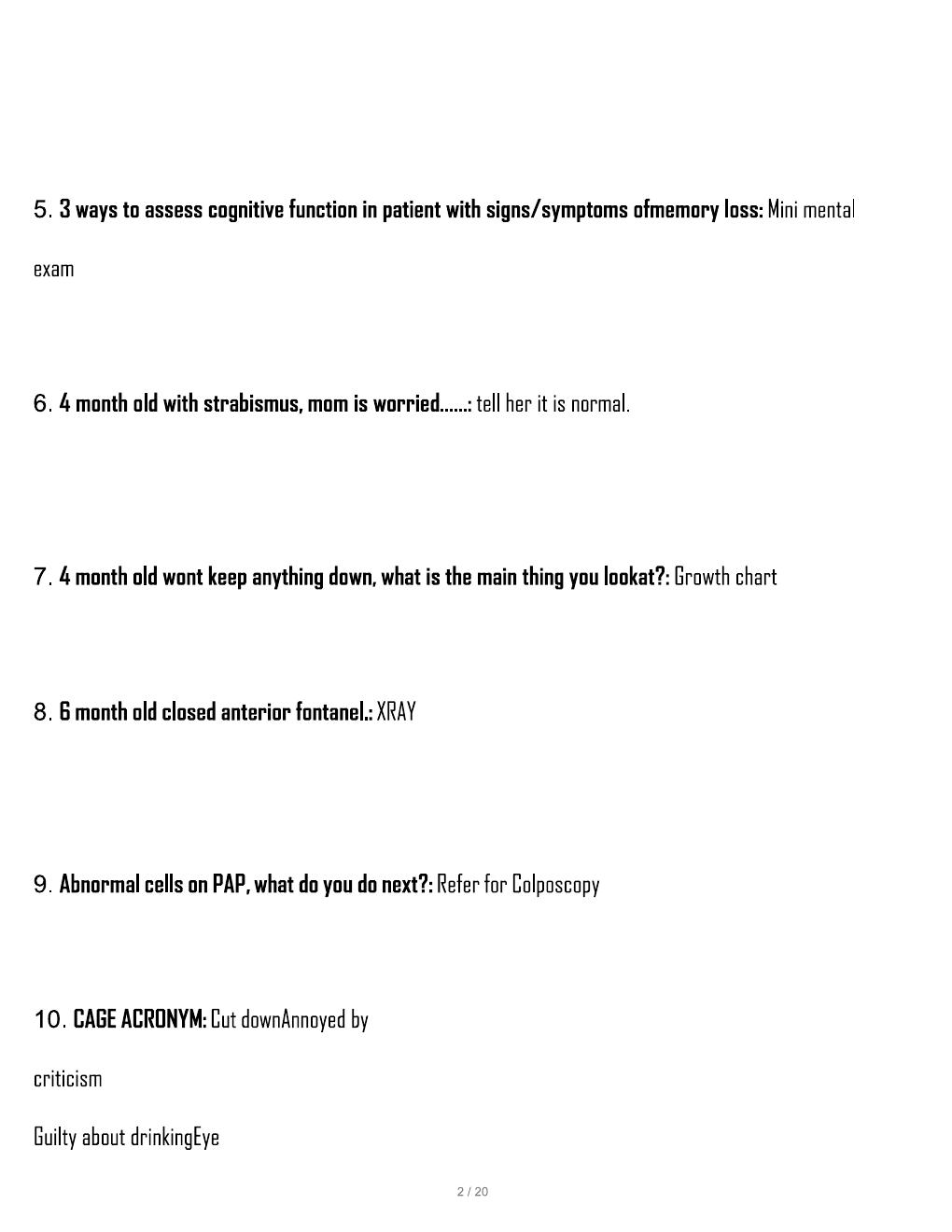 Preview page 2 of AANP FNP Certification Exam Practice Questions with Verified Answers