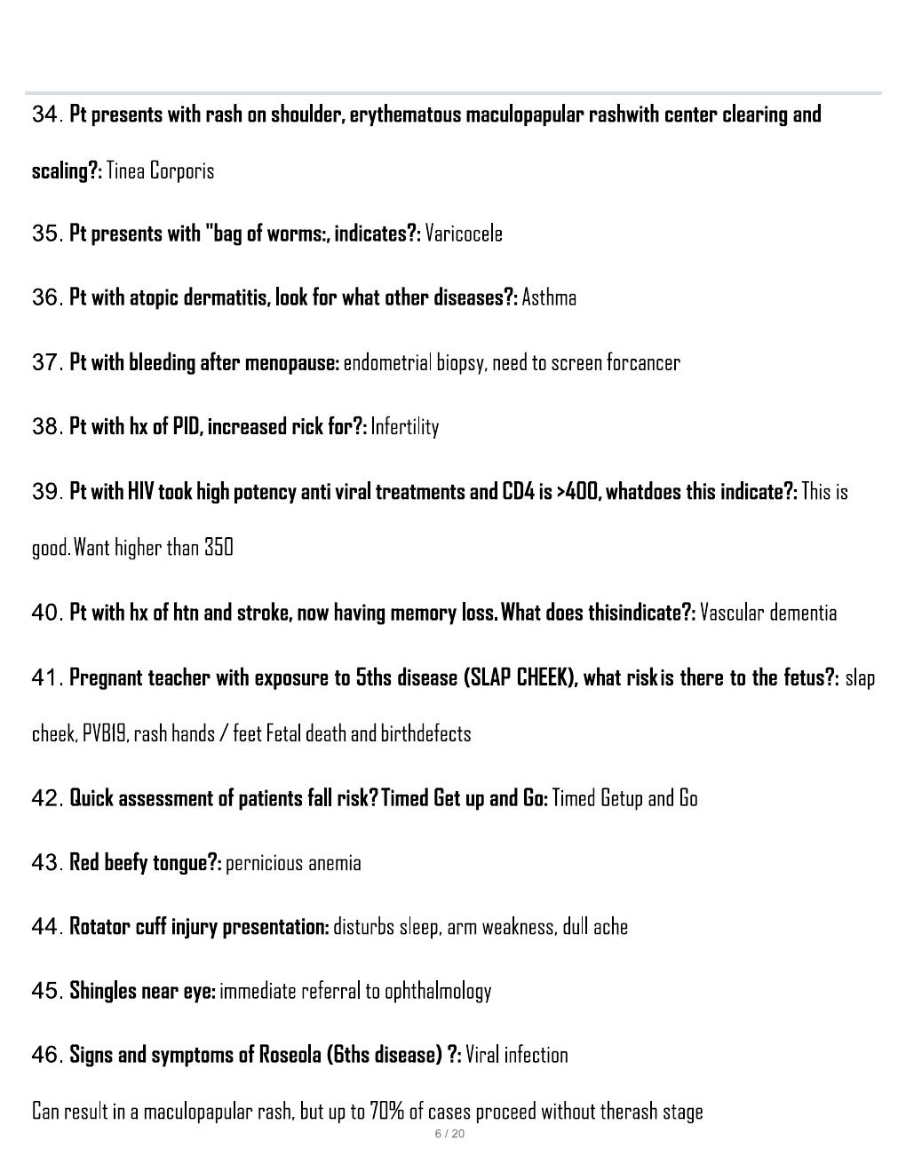 Preview page 6 of AANP FNP Certification Exam Practice Questions with Verified Answers
