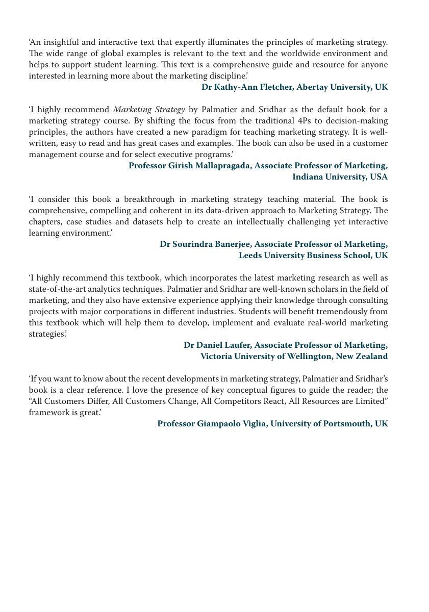Preview page 3 of Marketing Strategy Based on First Principles and Data Analytics 2nd Edition By Robert W. Palmatier, Shrihari Sridhar