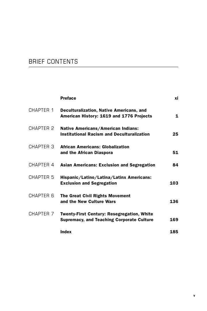 Preview page 6 of Deculturalization and the Struggle for Equality 9th Edition By  Joel Spring