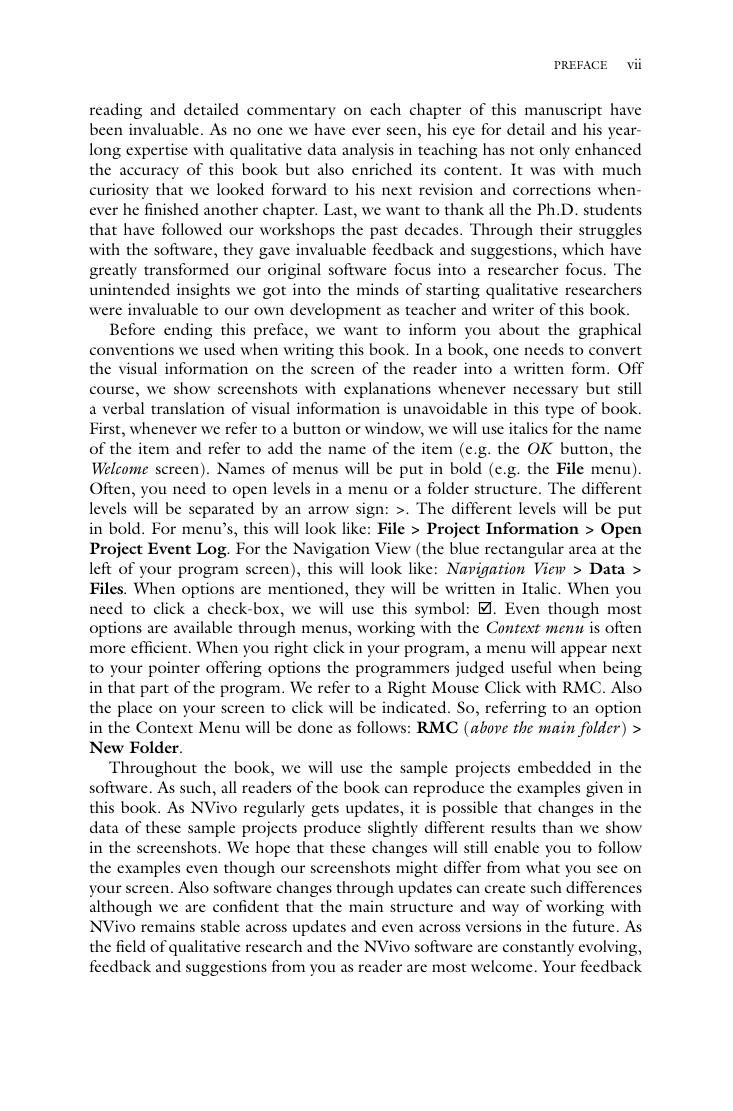 Preview page 7 of Doing Qualitative Data Analysis with NVivo 1st Edition By Dimitri Mortelmans
