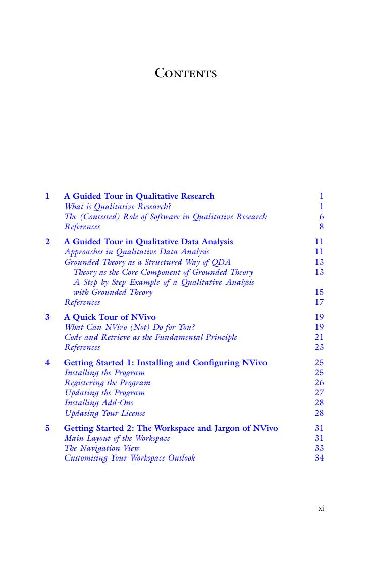 Preview page 10 of Doing Qualitative Data Analysis with NVivo 1st Edition By Dimitri Mortelmans