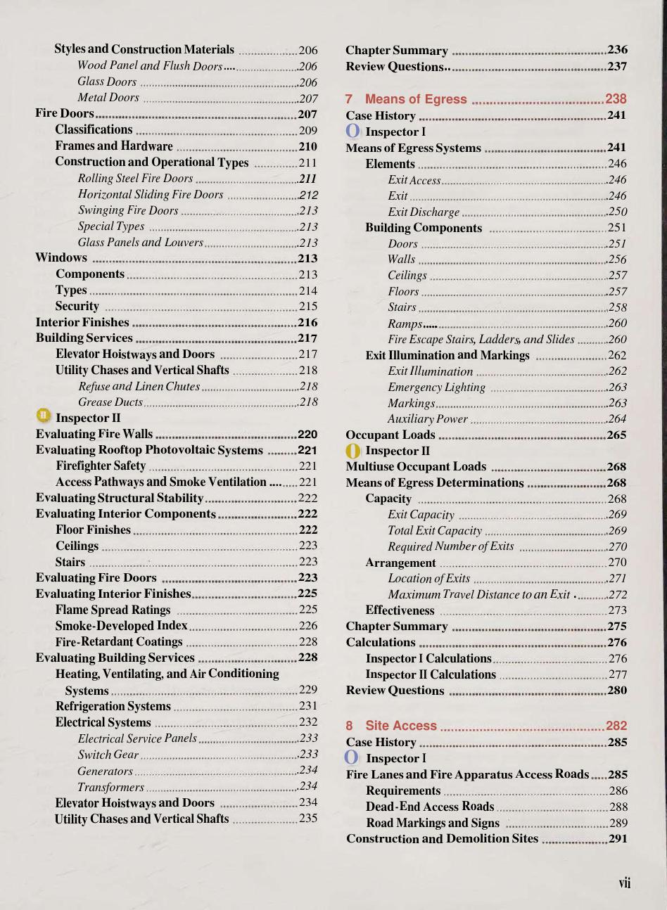 Preview page 9 of Fire Inspection and Code Enforcement 8th Edition By  International Fire Training Association