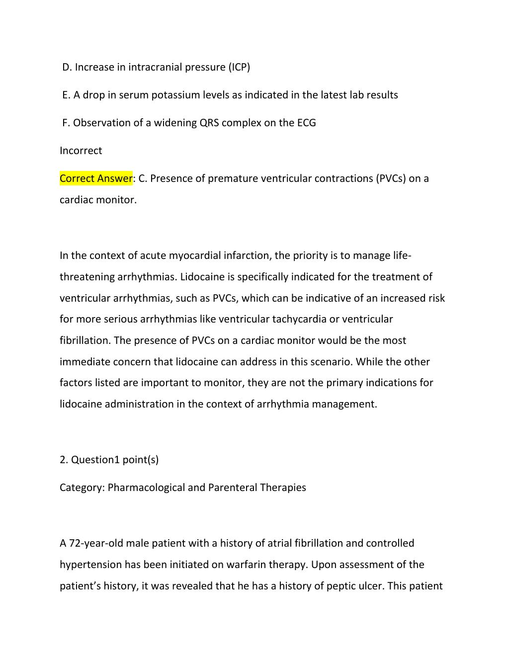 Preview page 2 of Comprehensive NCLEX-RN Nursing  2026 Exam 1  verified with correct solutions