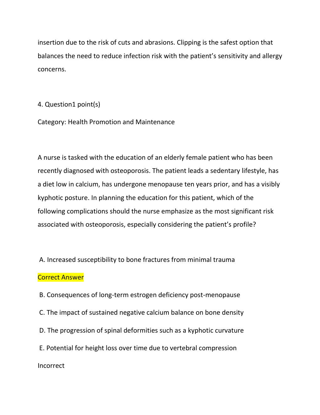Preview page 6 of Comprehensive NCLEX-RN Nursing  2026 Exam 1  verified with correct solutions