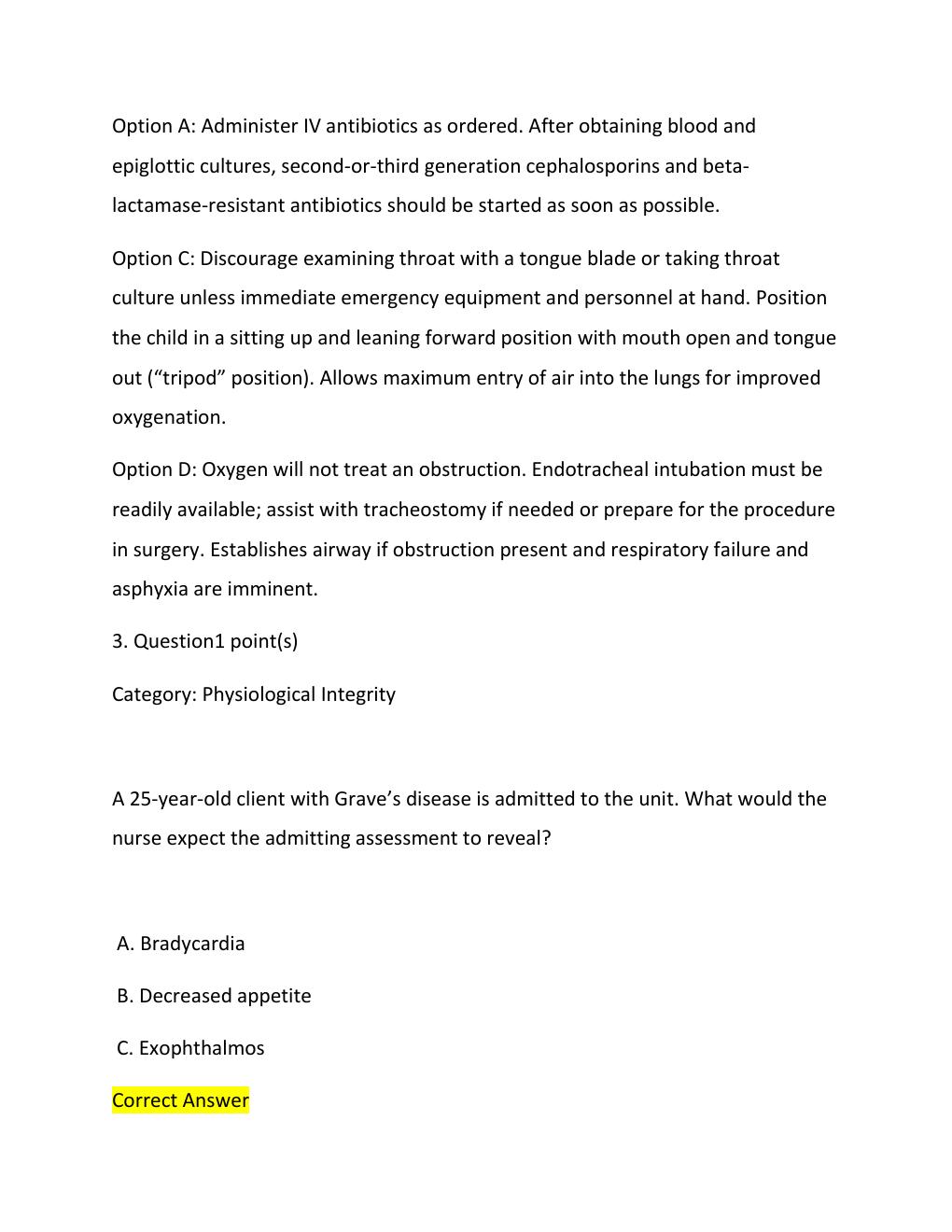 Preview page 4 of NCLEX-RN NURSING  2026 EXAM ..   100% VERIFIED WITH CORRECT SOLUTIONS A+