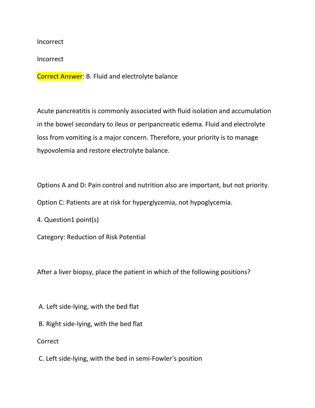 Preview page 4 of NCLEX-RN NURSING  2026 EXAM ..  VERIFIED WITH CORRECT SOLUTIONS A+