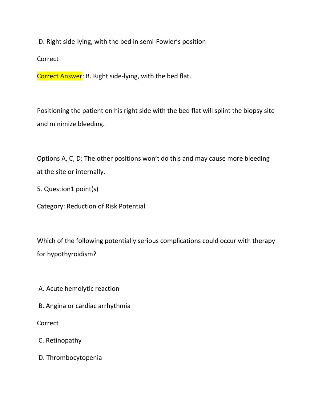 Preview page 5 of NCLEX-RN NURSING  2026 EXAM ..  VERIFIED WITH CORRECT SOLUTIONS A+