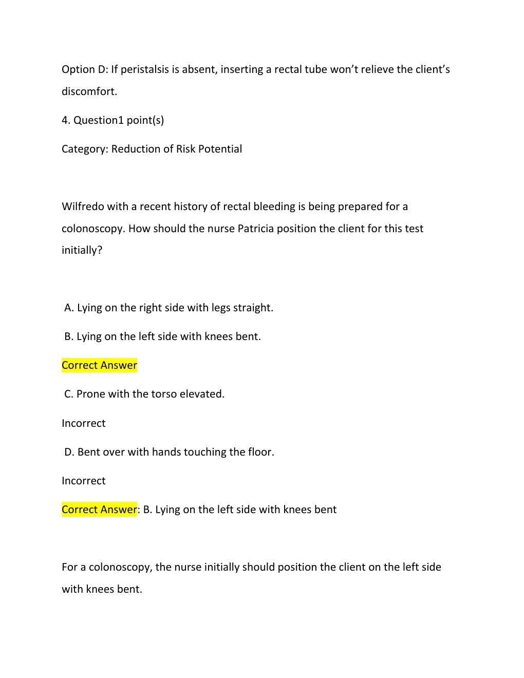 Preview page 5 of NCLEX-RN NURSING  2026 EXAM  ..   100%  verified  chamberlain fall  WITH CORRECT SOLUTIONS A++