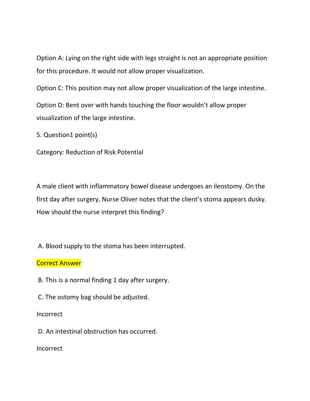Preview page 6 of NCLEX-RN NURSING  2026 EXAM  ..   100%  verified  chamberlain fall  WITH CORRECT SOLUTIONS A++