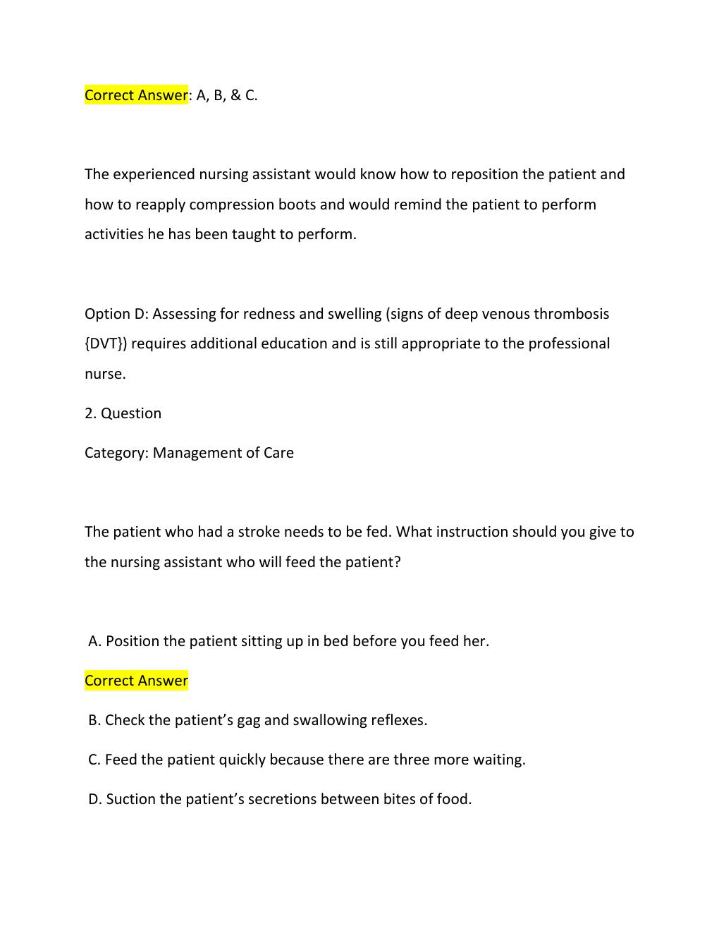 Preview page 2 of Nursing    2026 100% verified Comprehensive NCLEX-RN exam 1