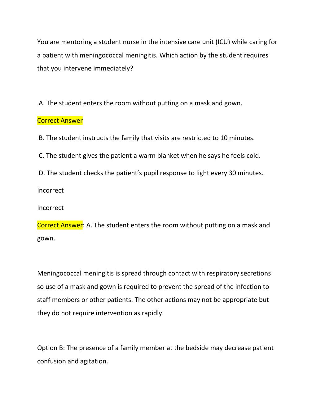 Preview page 5 of Nursing    2026 100% verified Comprehensive NCLEX-RN exam 1