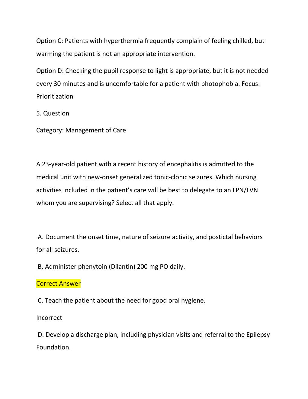 Preview page 6 of Nursing    2026 100% verified Comprehensive NCLEX-RN exam 1
